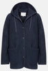 Âme antwerp Kenji navy wool coat oversized